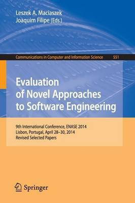 Evaluation of Novel Approaches to Software Engineering(English, Paperback, unknown)
