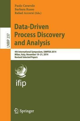 Data-Driven Process Discovery and Analysis(English, Paperback, unknown)