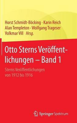 Otto Sterns Veroeffentlichungen - Band 1(German, Hardcover, unknown)