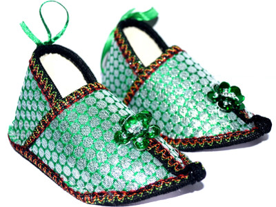 

Pin to Pen Booties(Toe to Heel Length - 13 cm Green)