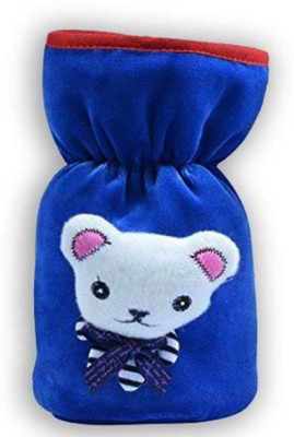 

Guru Kripa Baby Products 260Ml to 330ML Bottle Plush Stretchable Baby Feeding Bottle Cover with Handle (Navy Blue)(Navy Blue