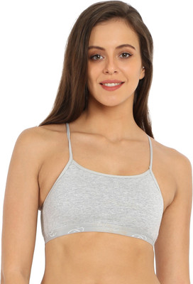 JOCKEY by Jockey Comfies Bra Women Cami Bra Non Padded Bra(Grey)