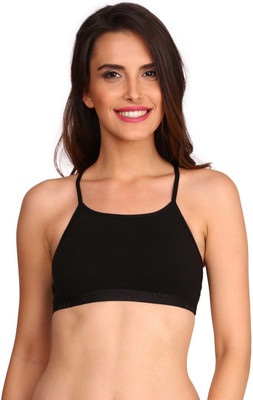 JOCKEY by Jockey Comfies Bra Women Cami Bra Non Padded Bra(Black)
