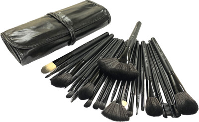 

Puna Store 24 Piece Makeup Brush Set with Storage Pouch - Black(Pack of 24)