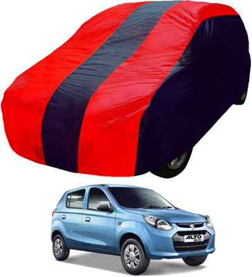 Flipkart SmartBuy Car Cover For Maruti Suzuki Alto 800 (Without Mirror Pockets)(Blue, Red) Flipkart