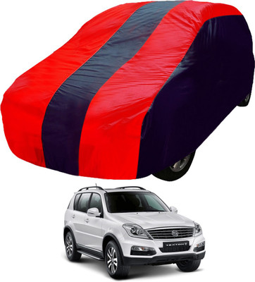 Flipkart SmartBuy Car Cover For Mahindra Rexton (Without Mirror Pockets)(Blue, Red)