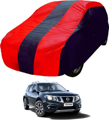 Flipkart SmartBuy Car Cover For Nissan Terrano (Without Mirror Pockets)(Blue, Red)