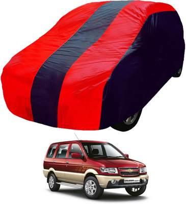 Flipkart SmartBuy Car Cover For Chevrolet Tavera (Without Mirror Pockets)(Blue, Red)