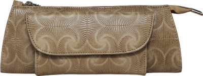 

Butterflies Casual Beige Clutch