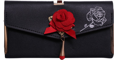 

Raez Casual Black Clutch