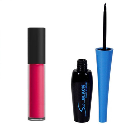 

Vedy new Matte combo of lipstick and eyeliner(Set of 1)