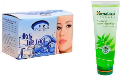 

Pink Root OXY ICE COOL BLEACH 250G WITH NEEM FACE WASH(Set of 2)