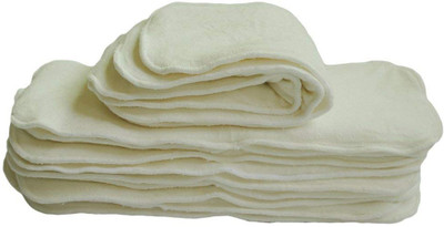 

Alva Reusable Cloth Diaper 4 layers Liners/Viscose FromÂ Bamboo Inserts/Super Water Absorbent 12pcs 12MB - M(12 Pieces)