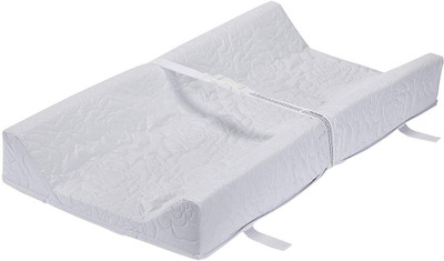 

La Baby Waterproof Contour Changing Pad, 32" - Made in USA. Easy to Clean Quilted Cover W Non-Skid Bottom, Safety Strap, Fits All Standard Changing Tables/Dresser Tops for Best Infant Diaper Change - M(32 Pieces)