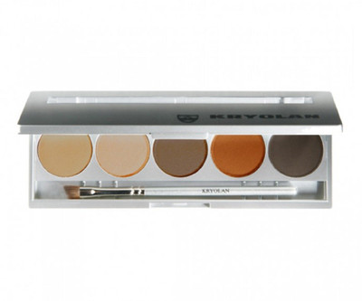 Kryolan Eyebrow Powder Palette 5 color ( Standard ) 7.5 g(5 color)