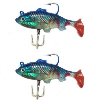 

Always Sporty Soft Bait Silicone Fishing Lure(Pack of 2, Size 8)