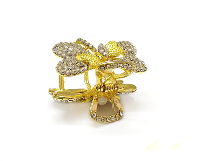 

DUMOLSON Stylish Hair Clutcher Hair Claw(Gold)