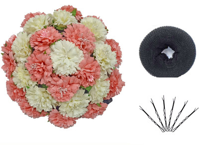 

AASA Beautiful Combo OF Artificial Hair GAjra, Hair pins, Bobby Pins , Perfect Return Gift For Festival Season Hair Accessory Set, Hair Pin, Bun(Multicolor)
