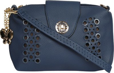 

Butterflies Sling Bag(Blue)