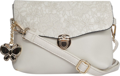 

Butterflies Sling Bag(White)