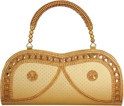 

Aadhunik Libaas Hand-held Bag(Gold)