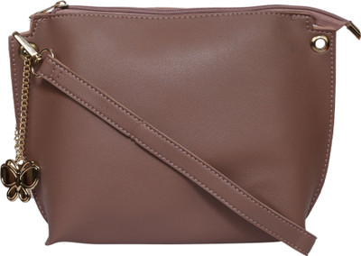 

Butterflies Sling Bag(Brown)