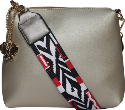 

Butterflies Sling Bag(Gold)