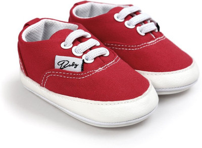 

QUDDLE Boys & Girls Lace Casual Boots(Grey, Red