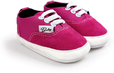 

QUDDLE Boys & Girls Lace Casual Boots(Grey, Pink