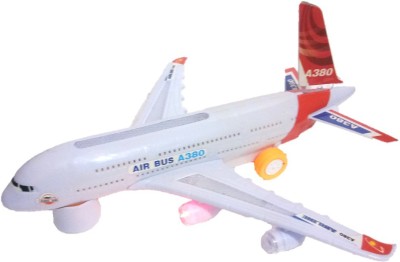 

collectionmart Musical Air Bus Toy For Kids(White)