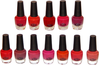 

firstzon™ MATTE GEL NIAL POLISH SET OF 12 (12ML EACH) MULTICOLOR(Pack of 12)