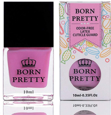

Born Pretty Odour Free Latex Cuticle Guard. Peel Off Liquid Latex Tape For Nail Art & Nail Stamping (Pink) Pink