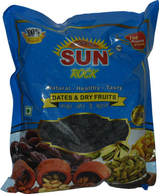 

SUN ROCK BLACK RAISINS SEEDED Raisins(1 kg, Pouch)