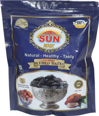 

SUN ROCK 250G PREMIUM SEEDED DATES Dates(250 g, Pouch)