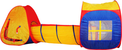 

Toys Bhoomi Super Huge Portable Kids Toy Tunnel Play Tent for Indoor & Outdoor Playing for Children(Multicolor)