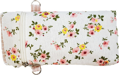 

FORE TREND Pencil Case Pen Pouch Bag Storage Sling Pouch School Supplies Art Canvas Pencil Box(Set of 1, Brown)