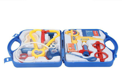 

Bubbly Giggles My Family Operated Doctor Set 13 Pcs Kit For Kids (Blue)