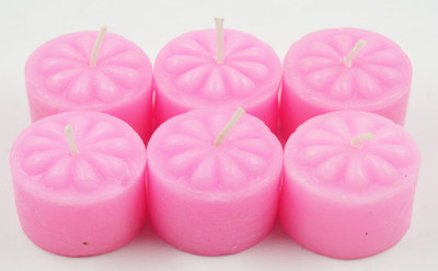 

ME&YOU Decorative Designer Scented Candles for Diwali, Designer candles for Diwali Decorating Items, Pink Color Diwali Candle IZ18ScentedCandlesPack6Flower-Pink-001(50 g)