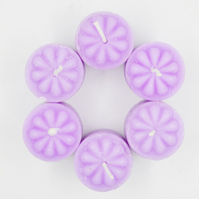 

ME&YOU Decorative Designer Scented Candles for Diwali, Designer candles for Diwali Decorating Items, Purple Color Diwali Candle IZ18ScentedCandlesPack6Flower-Purple-003(50 g)