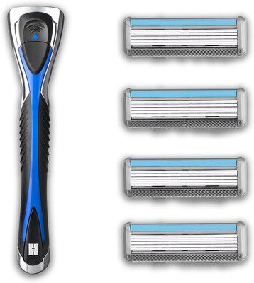 

Hajamat Viper V Pro - 5 Blade Shaving Razor for Men ( 1 Razor Handle + 4 Cartridges )