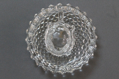 BAANSURI Crystal fengshui tortoise for good luck with a beautiful plate Decorative Showpiece  -  8 cm(Crystal, Clear)