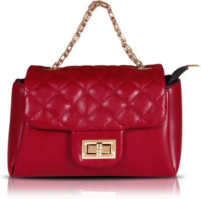 

Bonito Women Casual Red PU Sling Bag