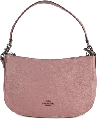 Coach Women Casual Pink Genuine Leather Sling Bag