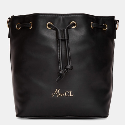 

Miss CL Women Casual Black Leatherette Sling Bag