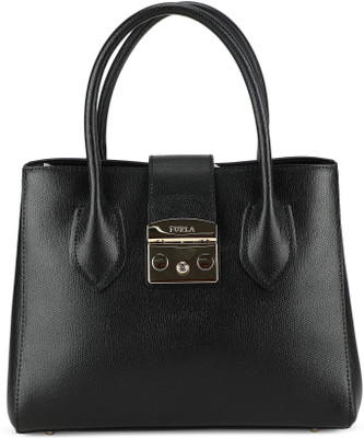 Furla Women Casual Black Genuine Leather Sling Bag