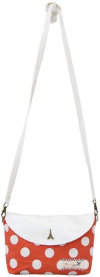 

High Valley Fashion Women Casual Orange, White PU Sling Bag
