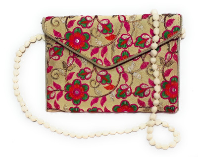 

Unique Fashion Women Casual White, Multicolor Silk Sling Bag, Multicolor;white