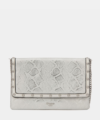 

Dune London Women Casual Silver Banana Fibre Clutch