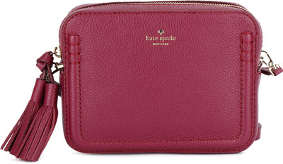 

Kate Spade Women Casual Maroon Genuine Leather Sling Bag