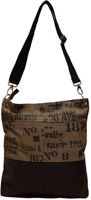 

Spice Art Women Casual Brown Canvas Sling Bag
